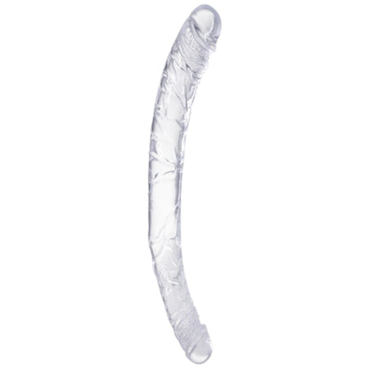 Doc Johnson Double Dong - 13 in. Dual Ended Dildo Clear