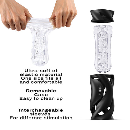 Dorcel Deep Blow Black - Manual Masturbator Black