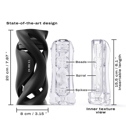 Dorcel Deep Blow Black - Manual Masturbator Black