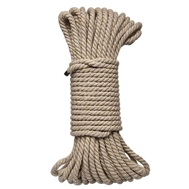 Merci Bind & Tie 6mm Hemp Bondage Rope 30'' - Natural