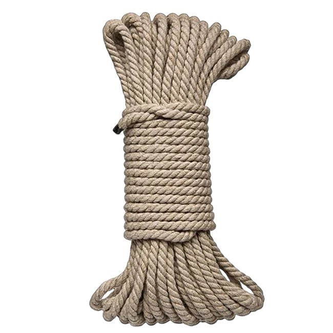Merci Bind & Tie 6mm Hemp Bondage Rope 50'' - Natural