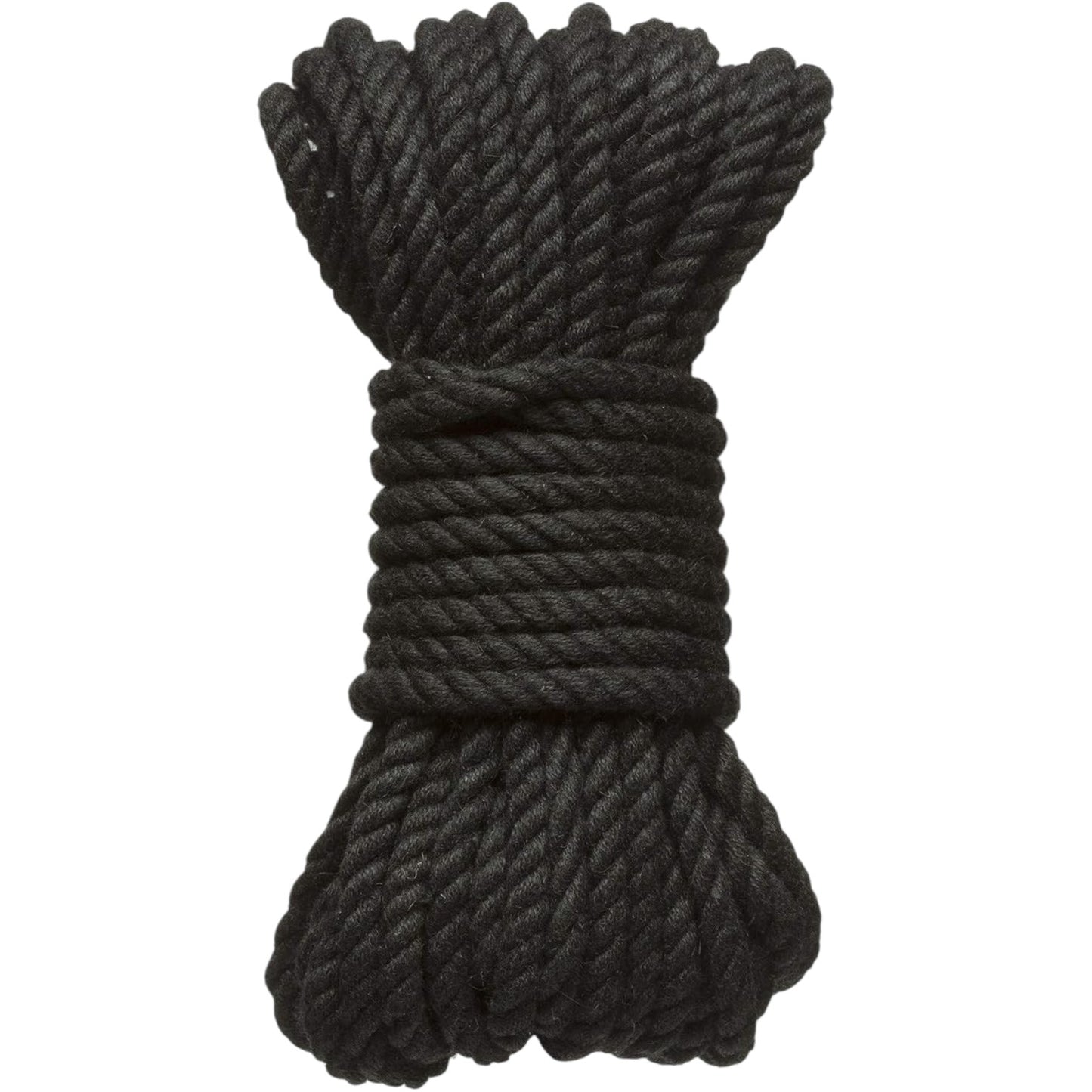 Merci Bind & Tie 6mm Hemp Bondage Rope 30'' - Black