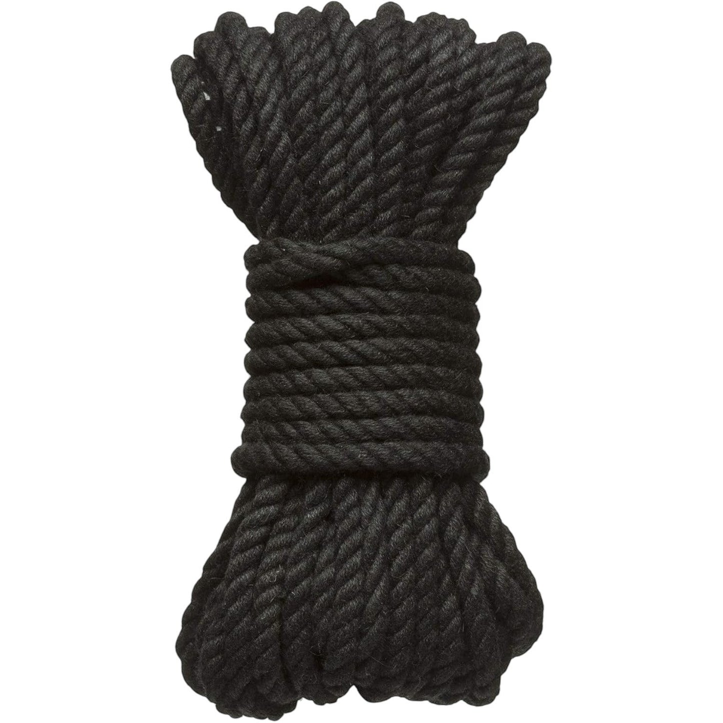 Merci Bind & Tie 6mm Hemp Bondage Rope 50'' - Black
