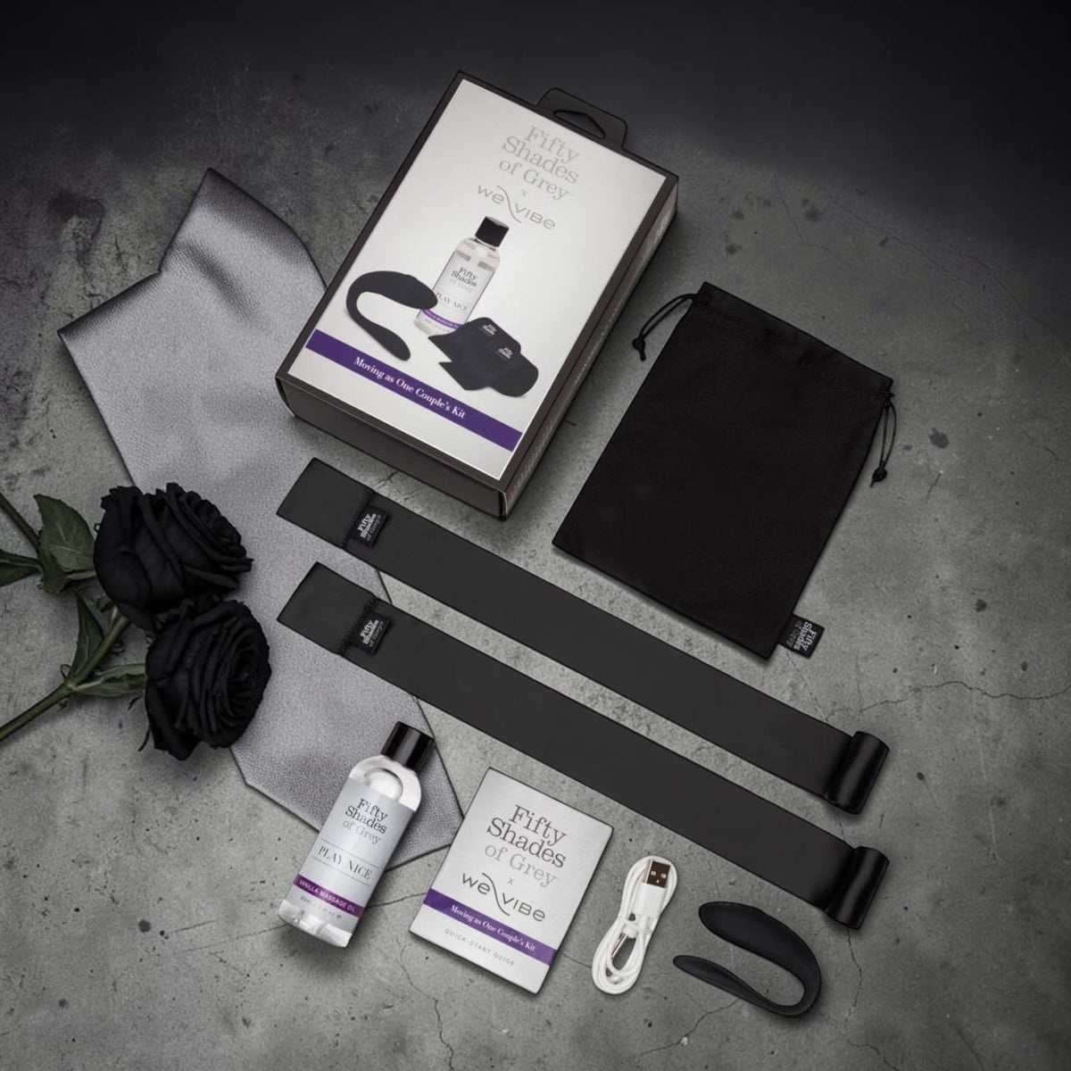Fifty Shades of Grey We-Vibe Moving As One Kit Black