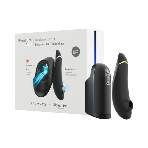 Arcwave Ion + Womanizer Premium 2 Pleasure Pair Black