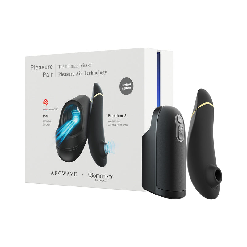 Arcwave Ion + Womanizer Premium 2 Pleasure Pair Black