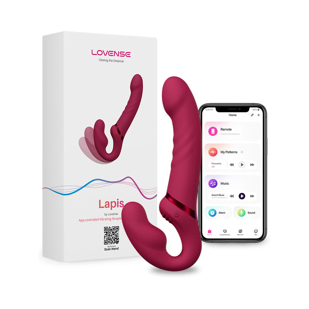 Lovense Lapis - Vibrating Strapless Strap-On