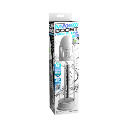 Pipedream Pump Worx - Max Boost Pro Flow Waterproof Auto Pump White & Clear