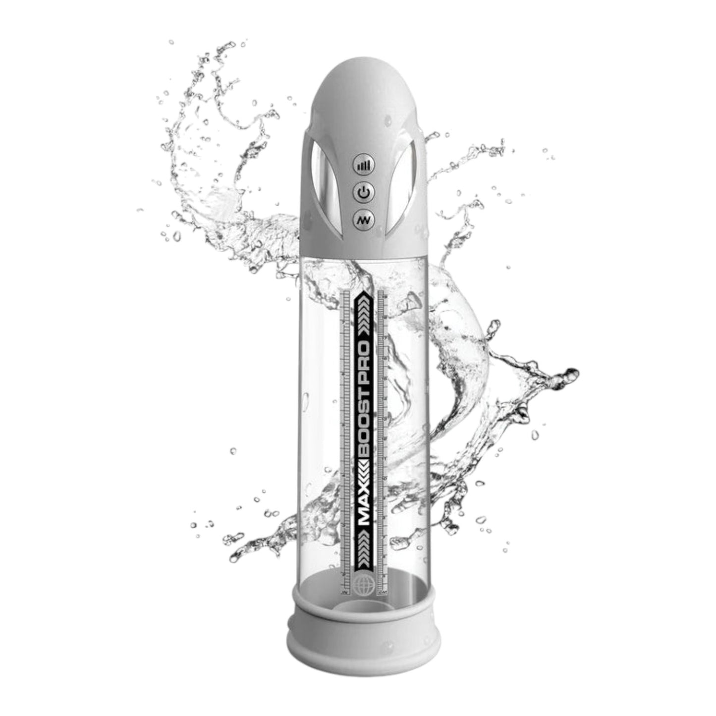 Pipedream Pump Worx - Max Boost Pro Flow Waterproof Auto Pump White & Clear