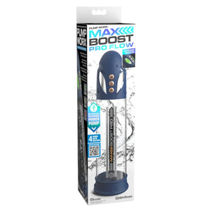 Pipedream Pump Worx - Max Boost Pro Flow Waterproof Auto Pump Blue & Clear