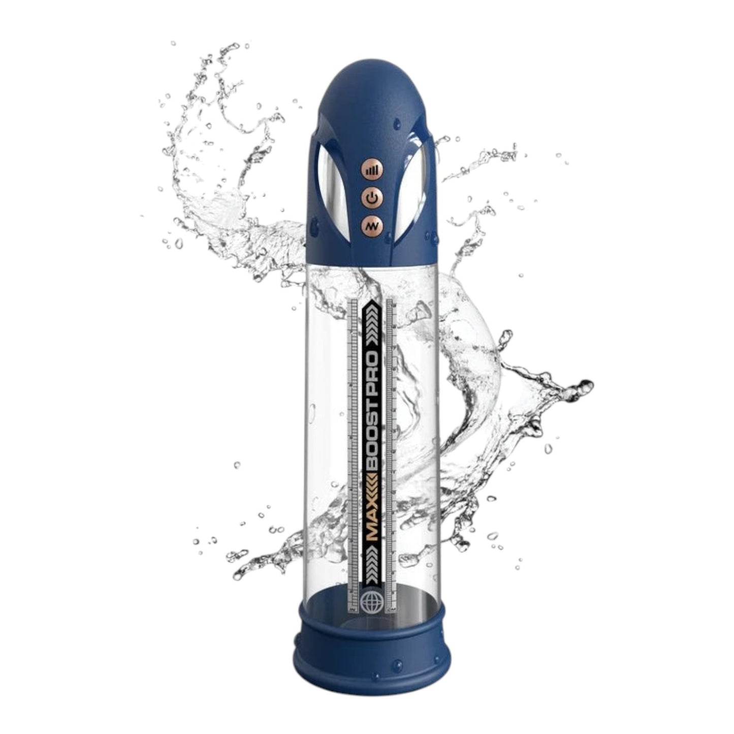 Pipedream Pump Worx - Max Boost Pro Flow Waterproof Auto Pump Blue & Clear