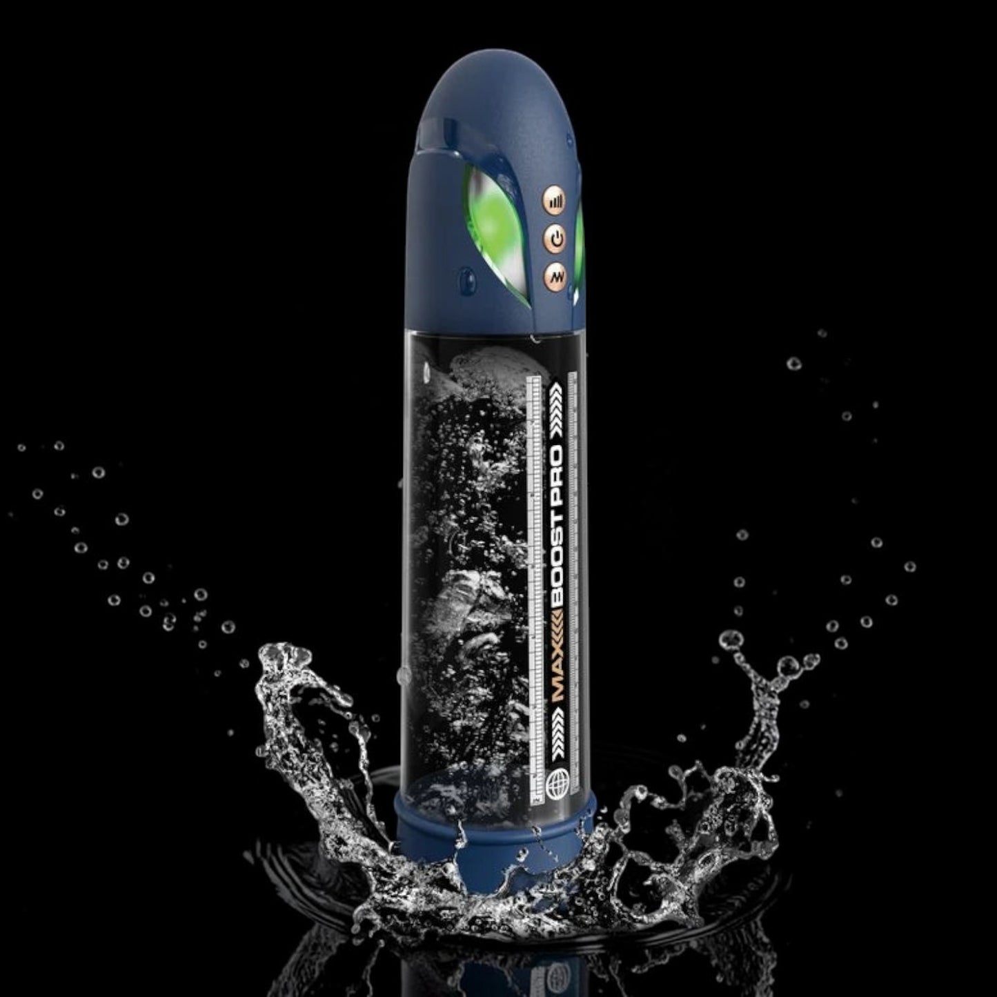 Pipedream Pump Worx - Max Boost Pro Flow Waterproof Auto Pump Blue & Clear