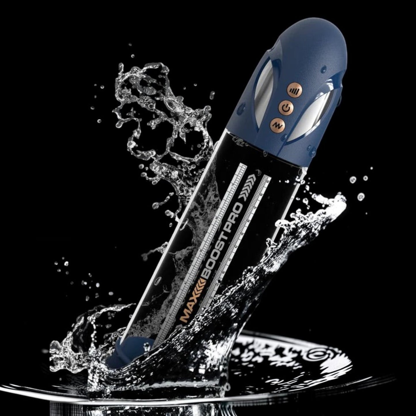 Pipedream Pump Worx - Max Boost Pro Flow Waterproof Auto Pump Blue & Clear