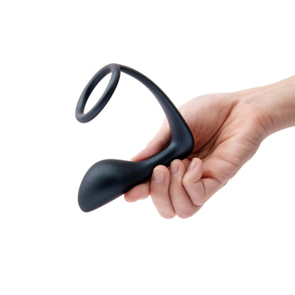 b-Vibe Ringer - 2-in-1 Cock Ring & Prostate Plug for Dual Stimulation