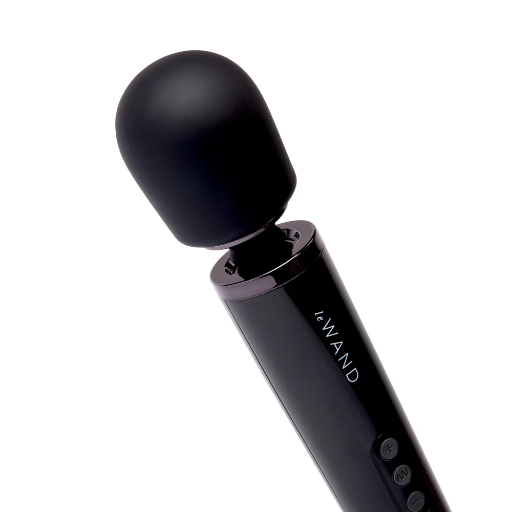 Le Wand Plug-In Vibrating Massager - Black