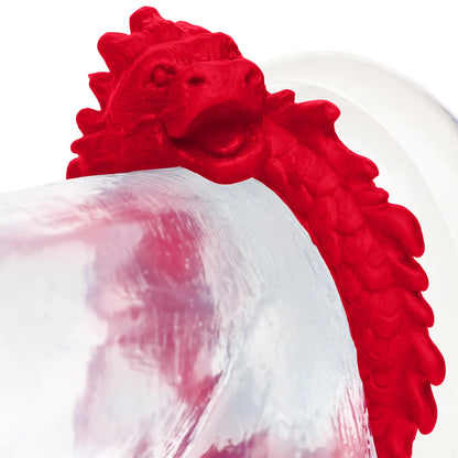 Creature Cocks Rise of the Dragon - Red Dragon Fantasy Silicone Cock Ring