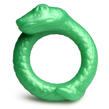 Creature Cocks Serpentine - Jade Snake Fantasy Silicone Cock Ring
