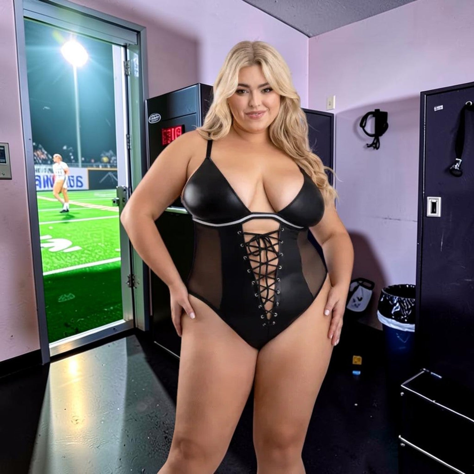 Fantasy Lingerie Play Go Deep 2-Piece Football Roleplay Costume