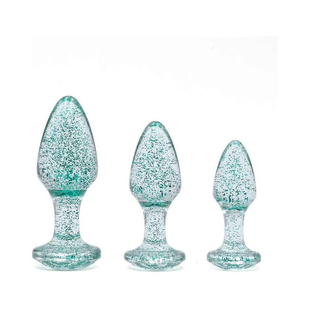 Adam & Eve Glitter Gem - Anal Plug Training Set