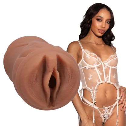 Doc Johnson Signature Strokers Alexis Tae ULTRASKYN - Pocket Pussy Caramel