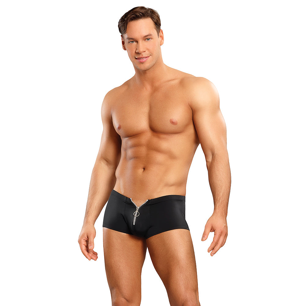 Male Power x Boneyard Ultimate Duo - Zipper Short & Silicone Cock Ring