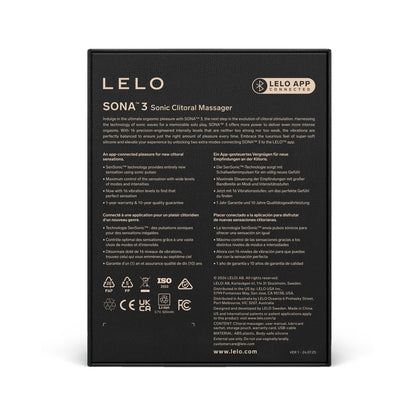 LELO SONA 3 - Estimulador Clitoriano de Ondas Sónicas