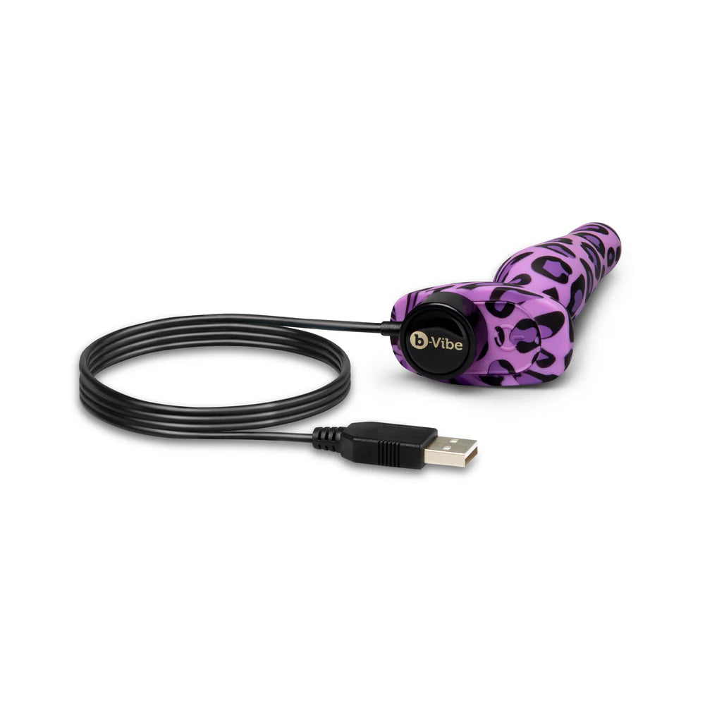 b-Vibe Novice Leopard Vibrating Plug - Beginner