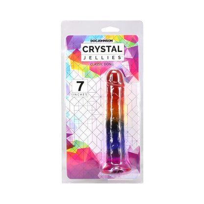 Crystal Jellies 7.0 in. Dong Rainbow
