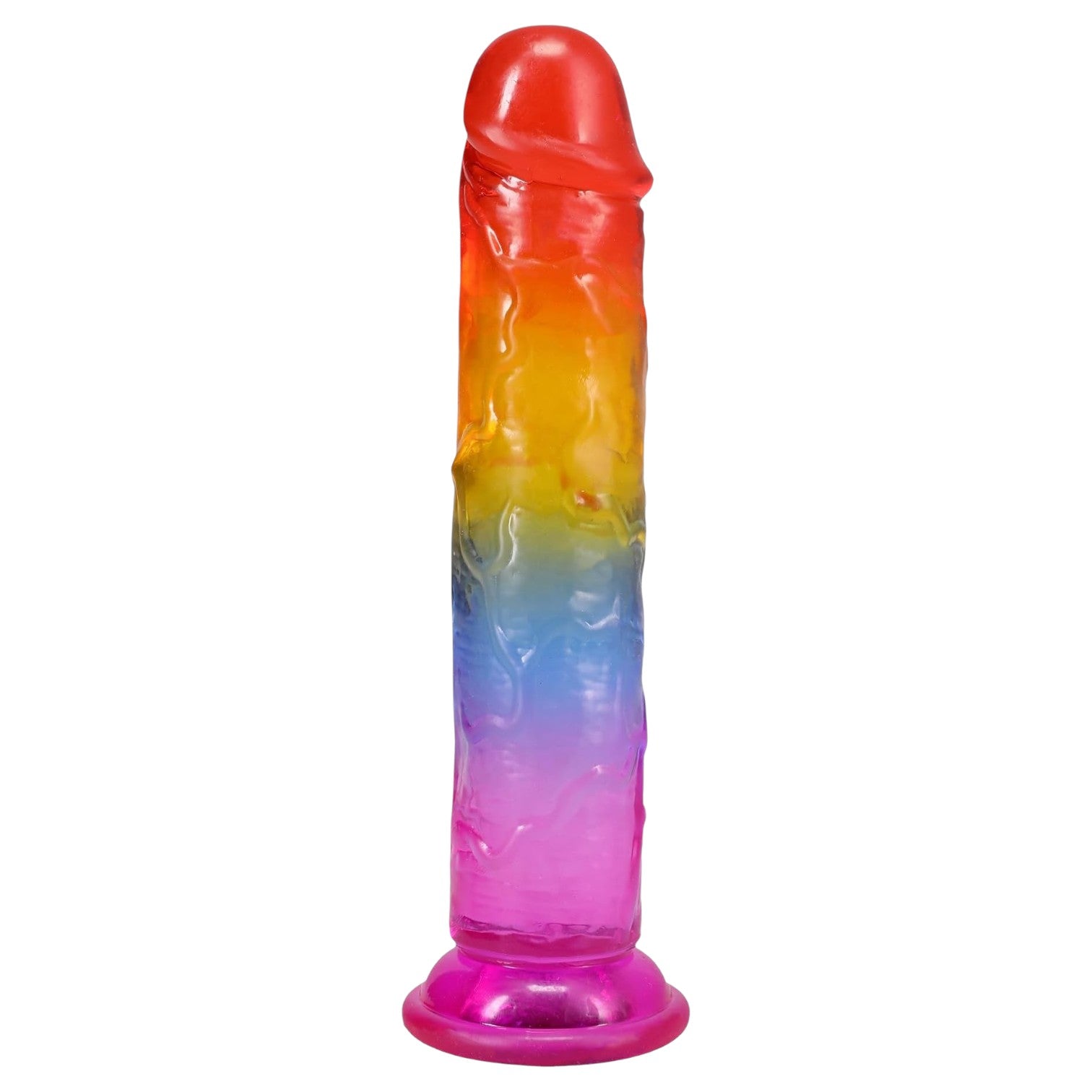Crystal Jellies 7.0 in. Dong Rainbow