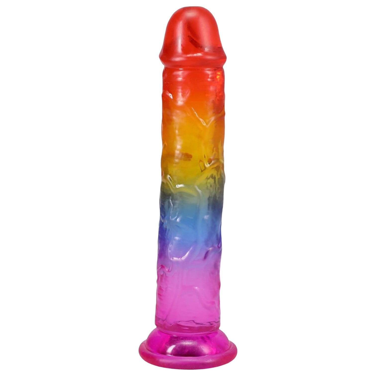 Crystal Jellies 7.0 in. Dong Rainbow