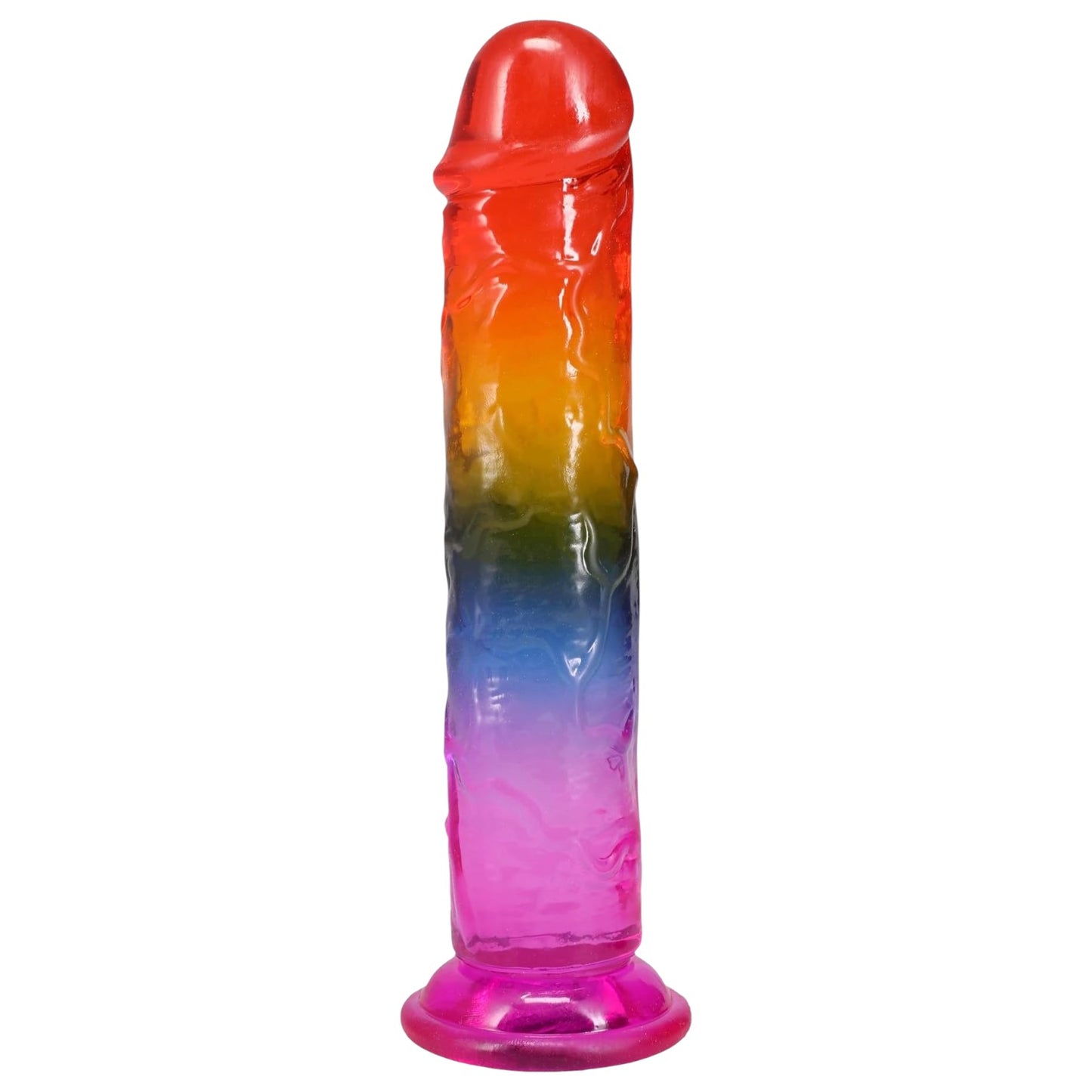 Crystal Jellies 7.5 in. Dong Rainbow