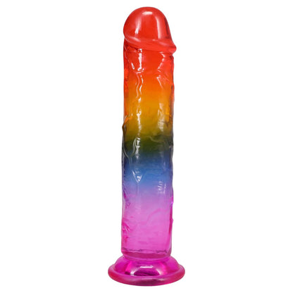 Crystal Jellies 7.5 in. Dong Rainbow