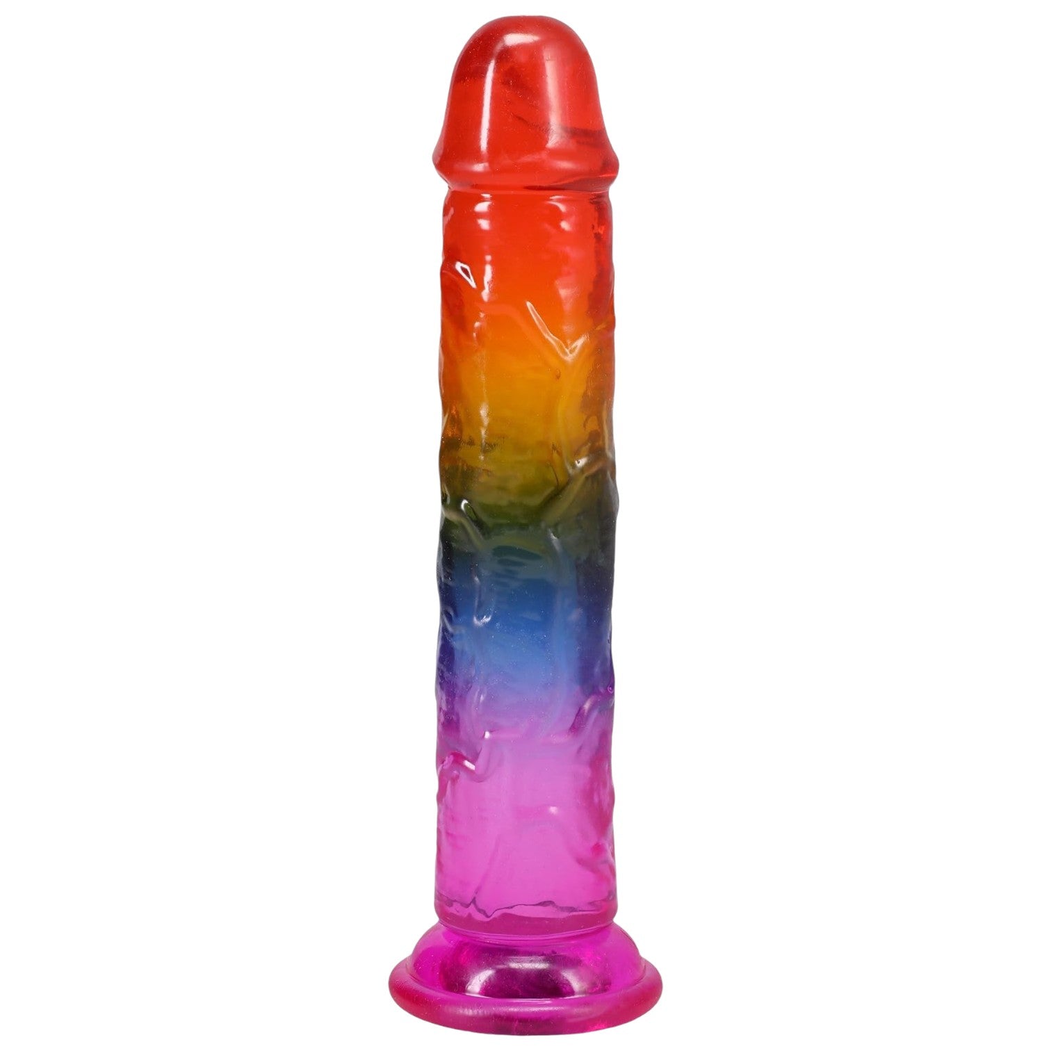 Crystal Jellies 7.5 in. Dong Rainbow