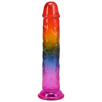 Crystal Jellies 7.5 in. Dong Rainbow