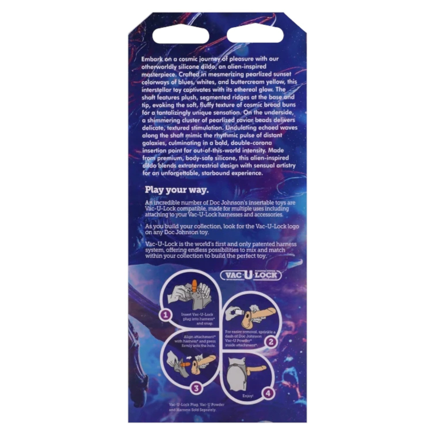 Doc Johnson Fantasy Fuckers - Milky Way Silicone Dildo