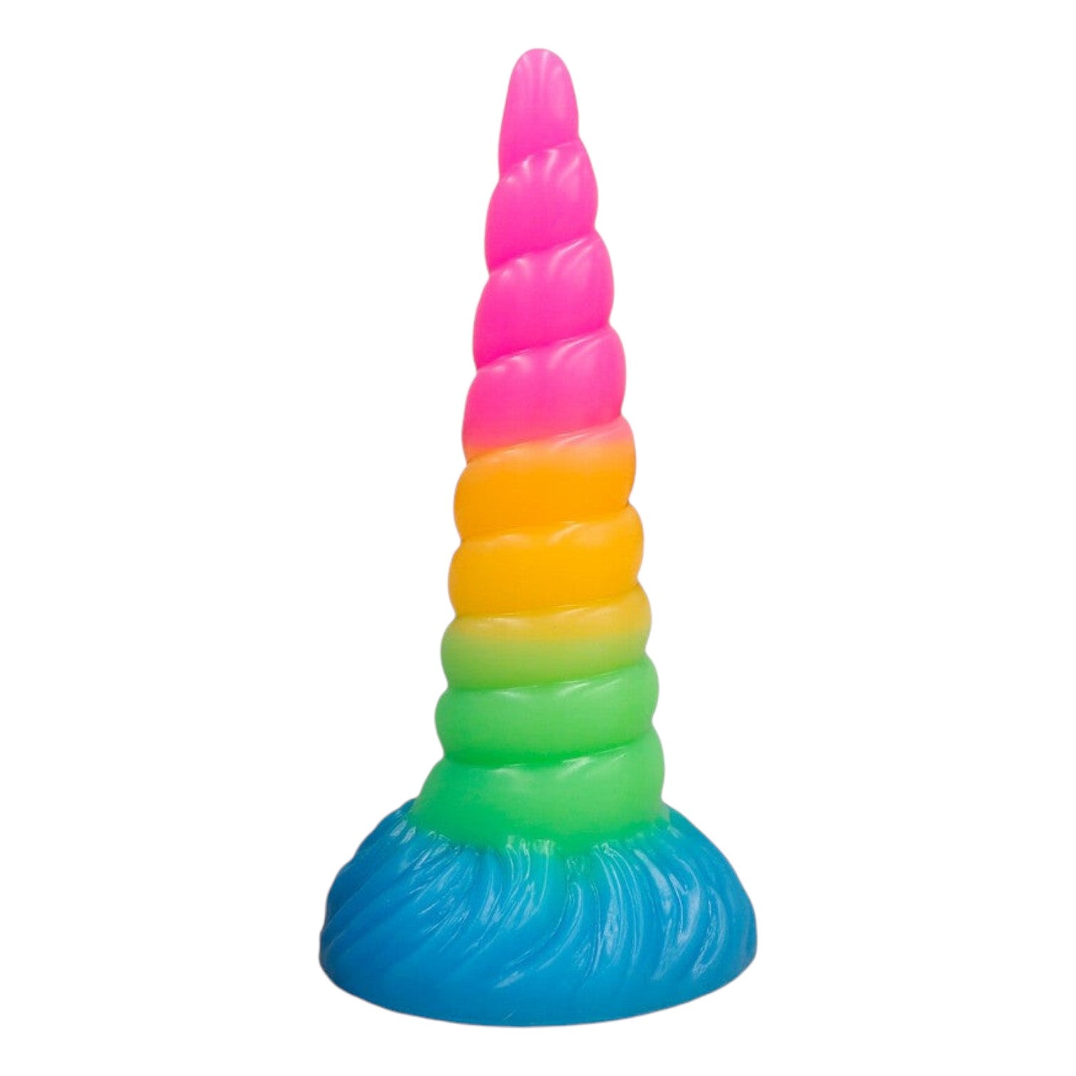 Doc Johnson Fantasy Fuckers - Celestial Unicorn Horn Glow-in-the-Dark Dildo