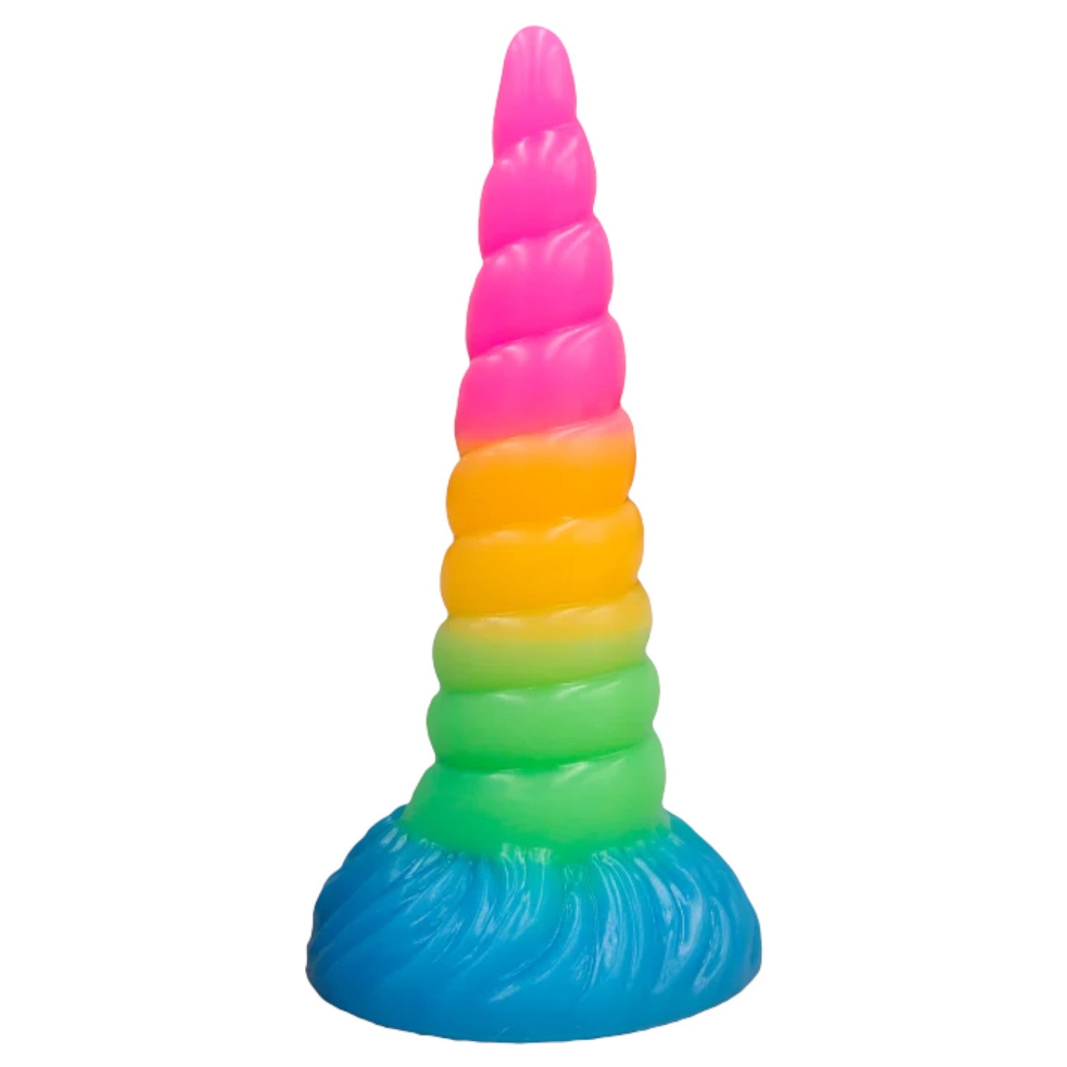 Doc Johnson Fantasy Fuckers - Celestial Unicorn Horn Glow-in-the-Dark Dildo