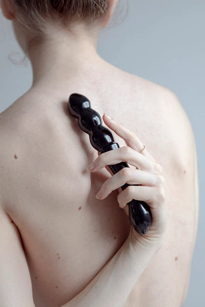 Chakrubs Viper Black Crystal Wand 