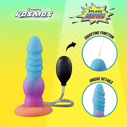 Camtoyz Splash Dildo - Squirt Function + Suction Cup