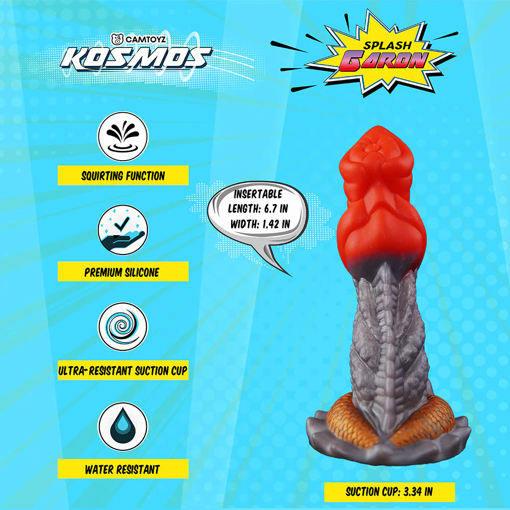 Camtoyz Splash Dildo - Squirt Function + Suction Cup