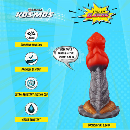 Camtoyz Splash Dildo - Squirt Function + Suction Cup