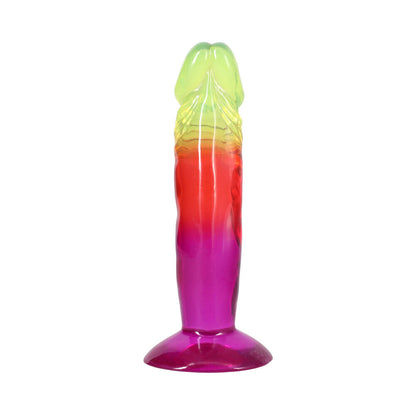Crystal Jellies 6.5 in. Dong Rainbow