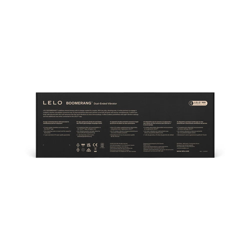 LELO BOOMERANG - Double-Ended Couples Vibrator