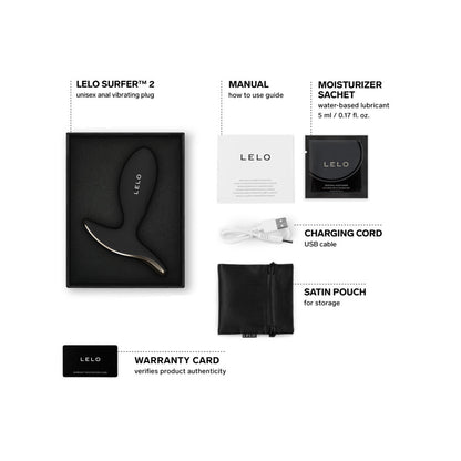 LELO SURFER™ 2 - Vibrating Anal Plug