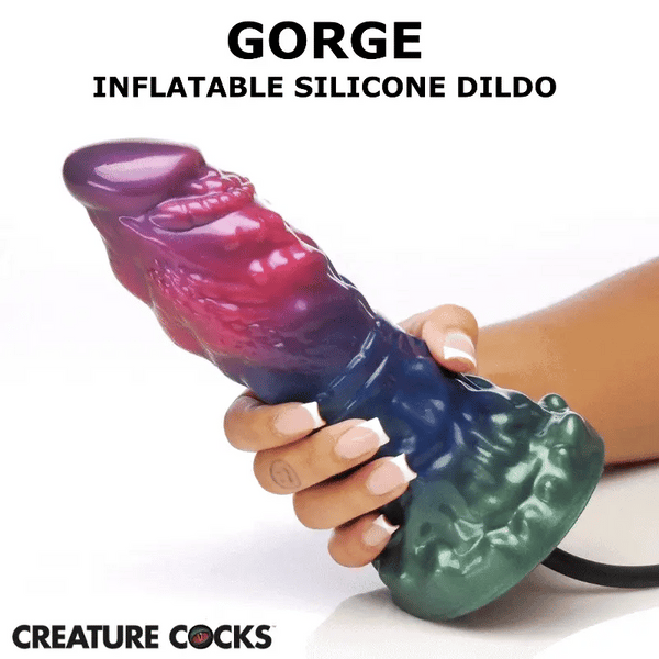 Creature Cocks Gorge - Alien Inflatable Silicone Dildo