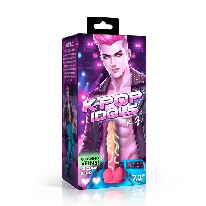 K.G. Silicone Dildo with Balls