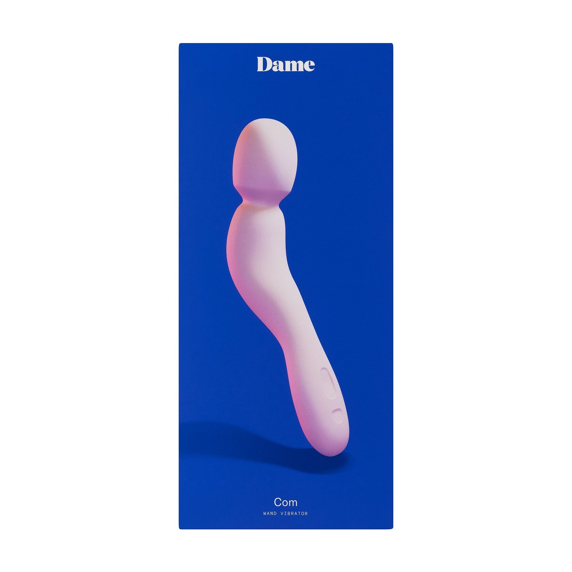 Dame Com Wand Vibrator - Maximum Power External Vibe - quartz