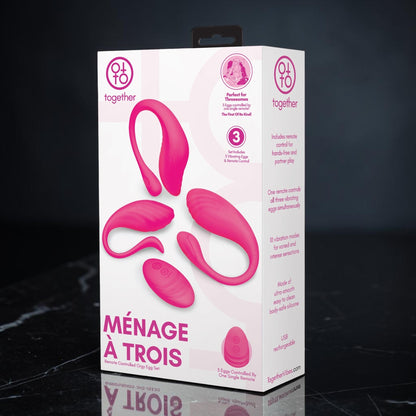 Together Ménage à Trois - Remote Control Orgy Egg Set