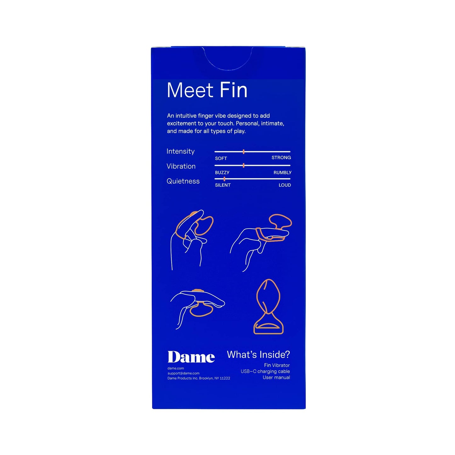 Dame Fin 2.0 - Finger Vibrator