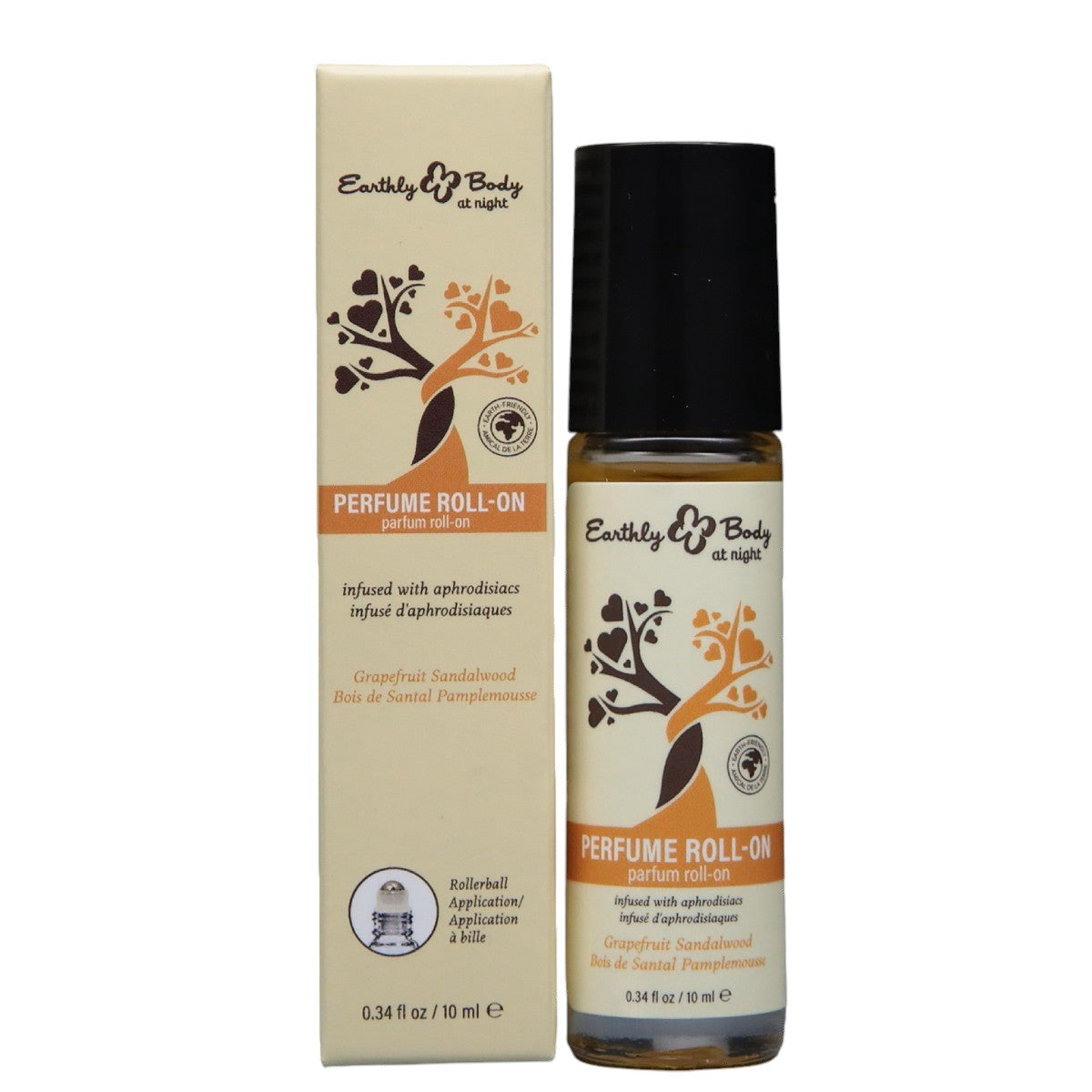 Earthly Body At Night - Roll-On Aphrodisiac Perfume 10ml Grapefruit Sandalwood